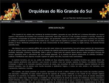 Tablet Screenshot of orquideasgauchas.net